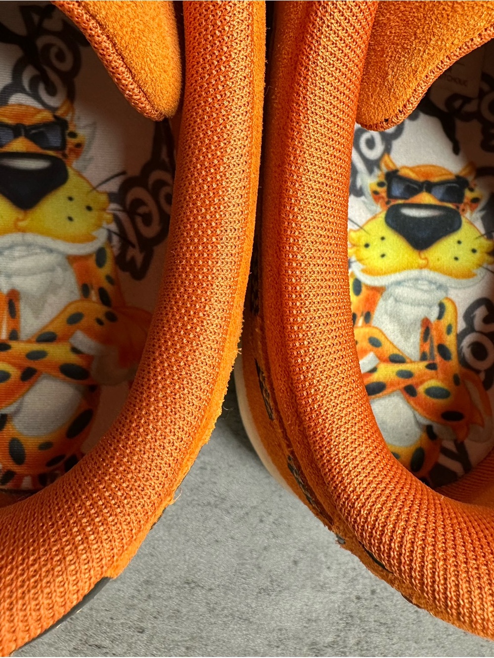 Puma Orange Suede Cheetah-Print Low-Top Sneakers - Picture 5 of 12